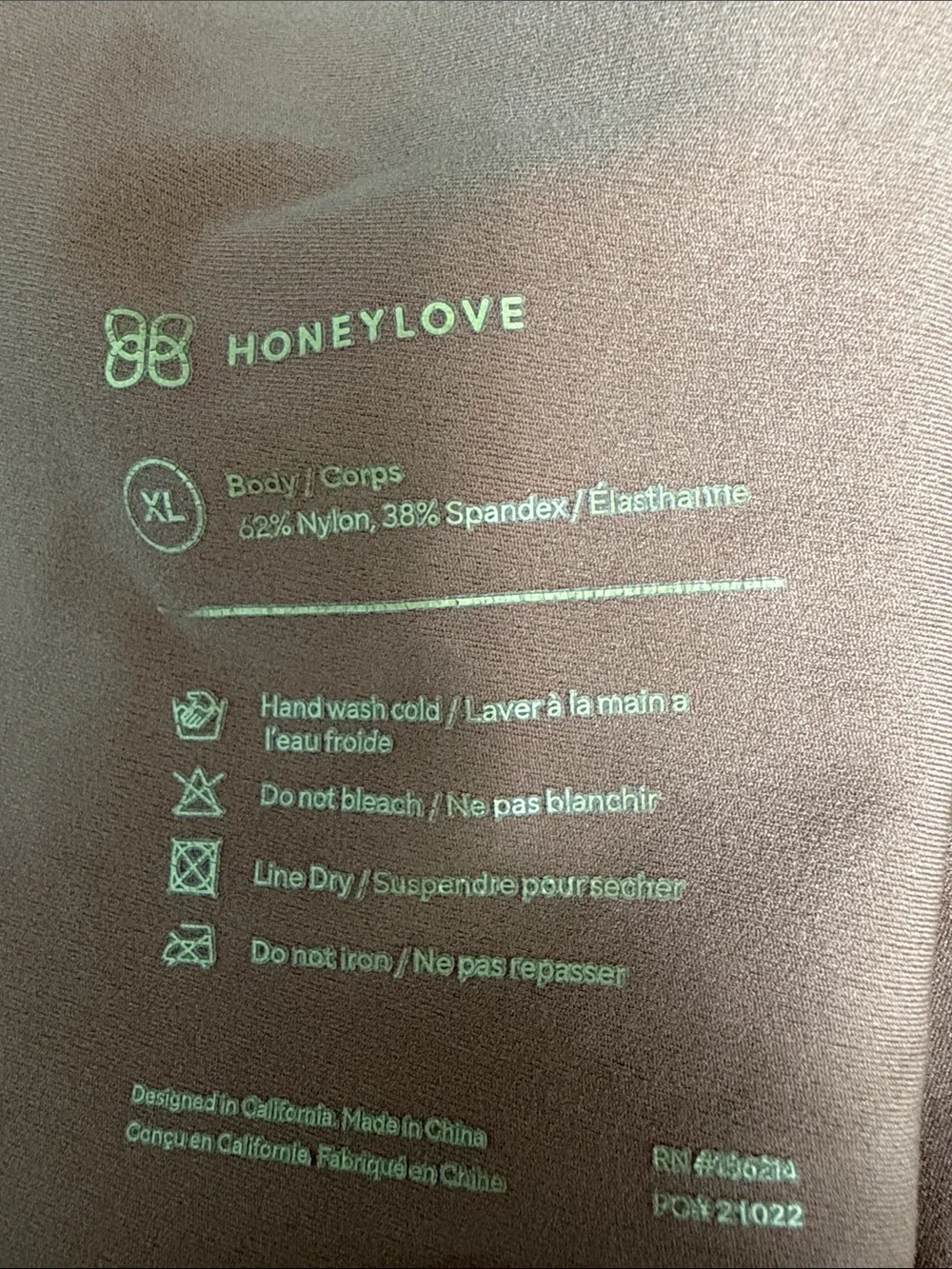 Honeylove Seamless Sculpting sports bra Mauve Pink Xl